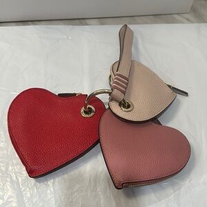 Michael kors with 3  coin heart wallet